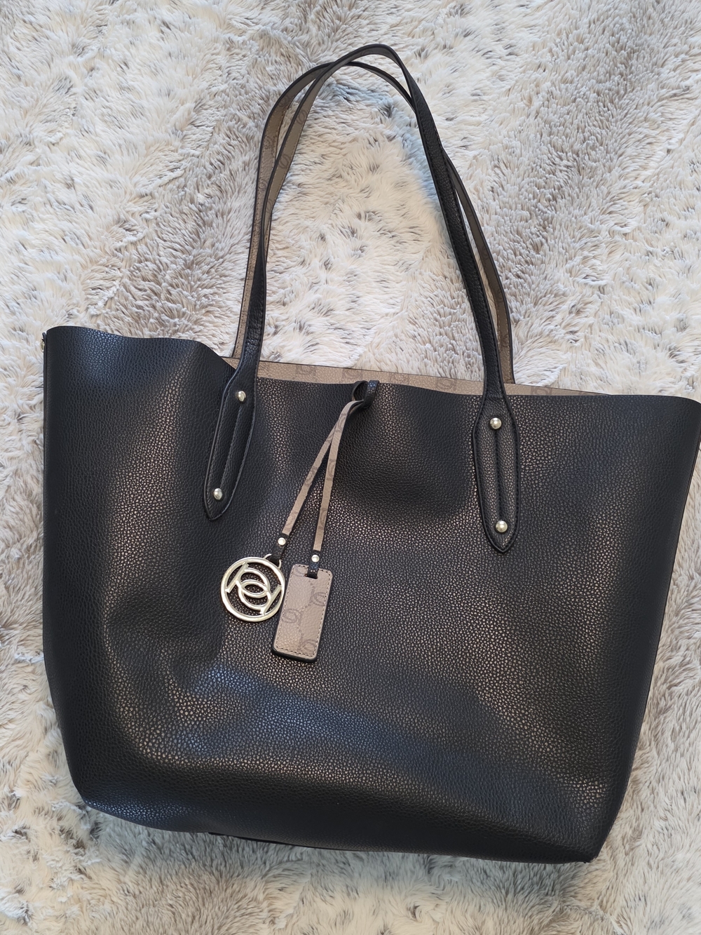BEBE Extra Large Reversible Tote Bag